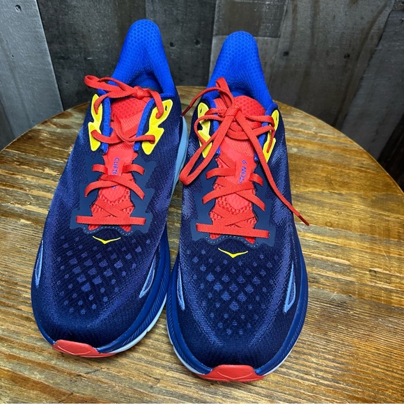 Blue and Red Athletic Sneakers - Picture 4 of 10